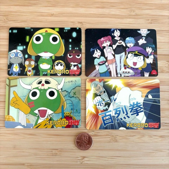 Rare Keroro Gunso DOUBLE SIDE card set sgt frog - Picture 1 of 2